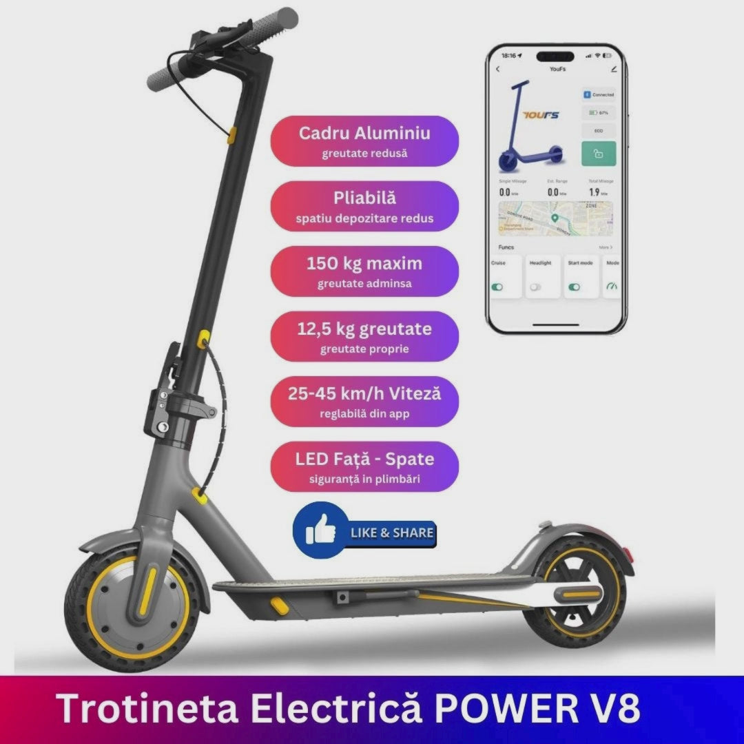 Încarcă clipul video: trotineta electrica, trotinete electrice, xiaomi, m365, ninebot, dakor, pure